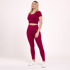 Flux Seamless Crop Top, Coral 